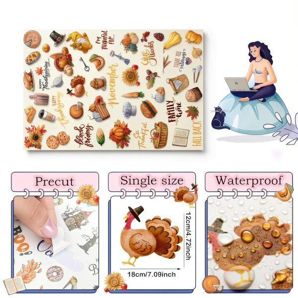 Perthlin Planner Stickers Multicolor 24 Sheets-1
