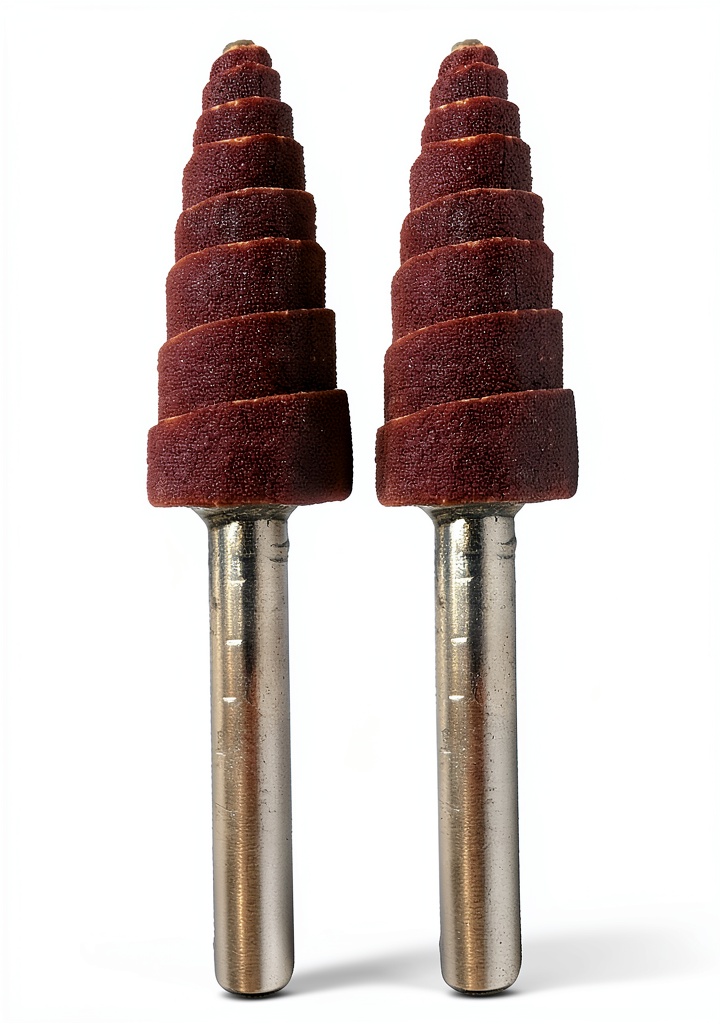HAWK cone sanding drum being used on a jewelry piece