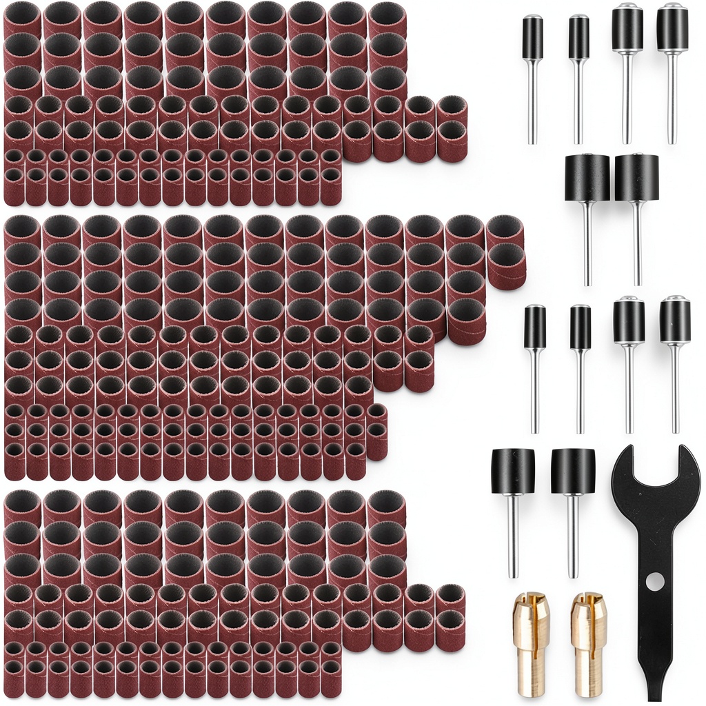 AUSTOR Rotary Tool Sanding Drums Set contents