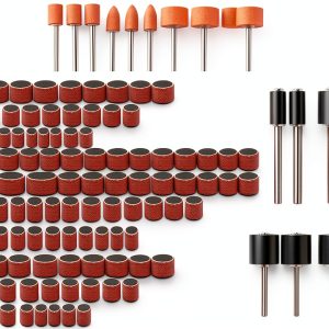Sumsoctober Sanding Drum Kit 159PCS Rotary Tool Accessories-0