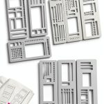 Generic Dot Grid Journal Stencils Mylar Modern Style-0