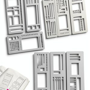 Generic Dot Grid Journal Stencils Mylar Modern Style-0