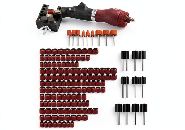 Sumsoctober Sanding Drum Kit 159PCS Rotary Tool Accessories-4