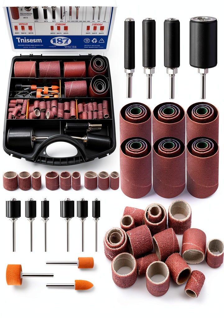 Tnisesm Power Rotary Tool Sanders Kit with sanding drums kit