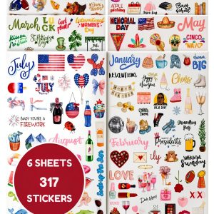 TriluckyDeco Planner Stickers Set-0