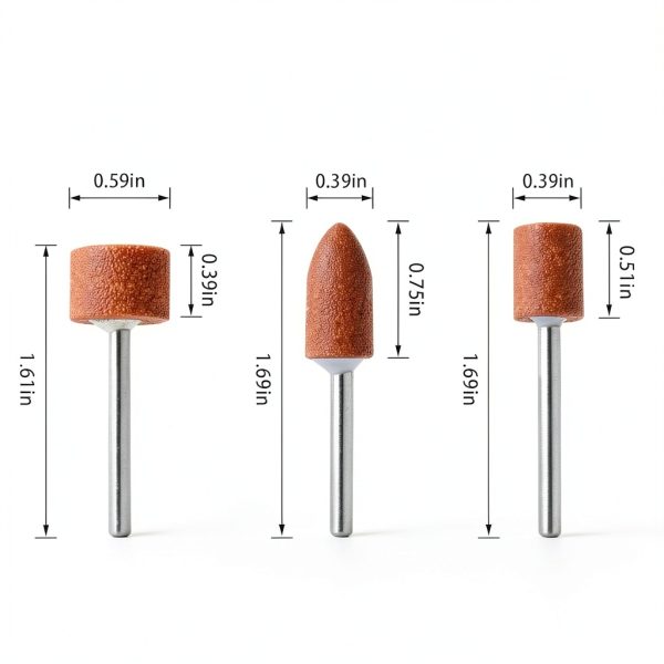 NIANNIAN Sanding Bits Kit Aluminum Oxide Rotary Tool-1