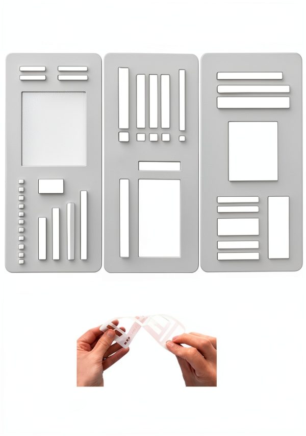 Generic Dot Grid Journal Stencils Mylar Modern Style-6