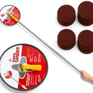 Fantagoo Red Drywall Sandpaper Premium Aluminum Oxide Sheets-0
