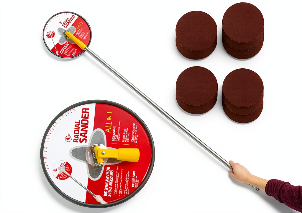 Installing Fantagoo Red Drywall Sandpaper Premium Aluminum Oxide Sheets on a wooden desk