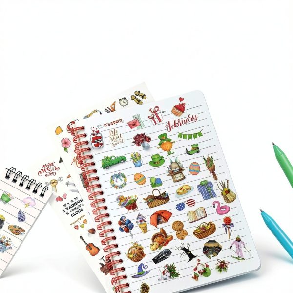 Perthlin Planner Stickers Multicolor 24 Sheets-2