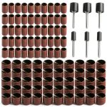 Tovot 600 Grit Sanding Drums Kit for Metal Wood Stone-0