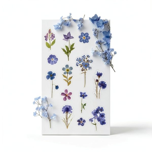 Pressed Flower Stickers slapaflife Journal-1