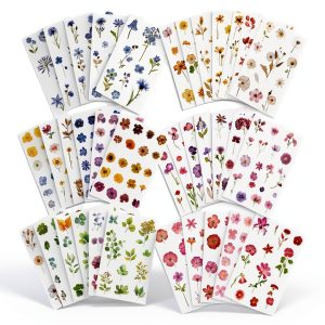Pressed Flower Stickers slapaflife Journal-0