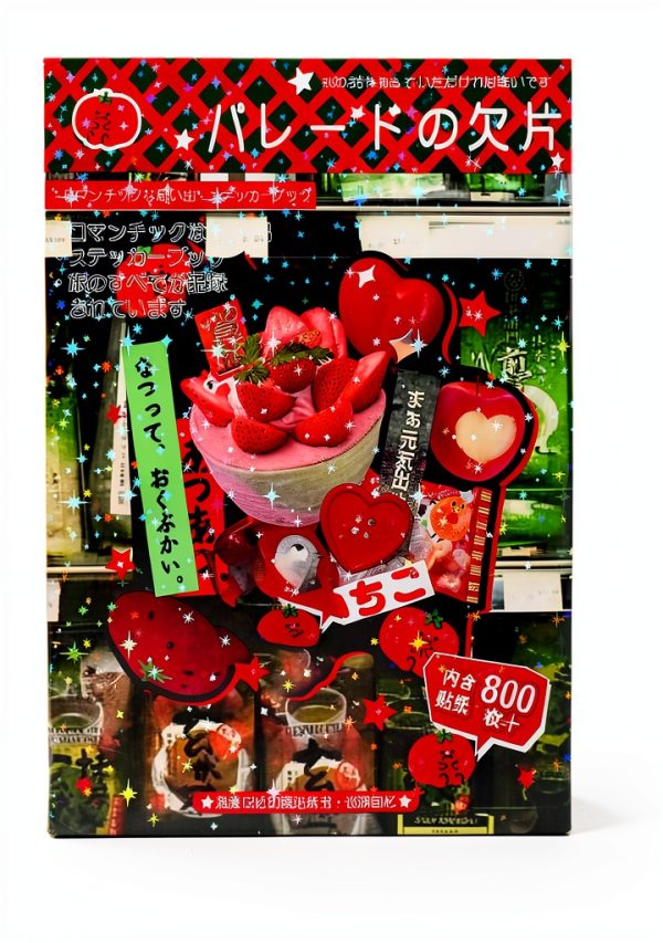 XronSlute Red Paper Stickers Office Supplies-0