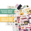 ZICOTO Waterproof Planner Stickers Gold Foil 1250-1