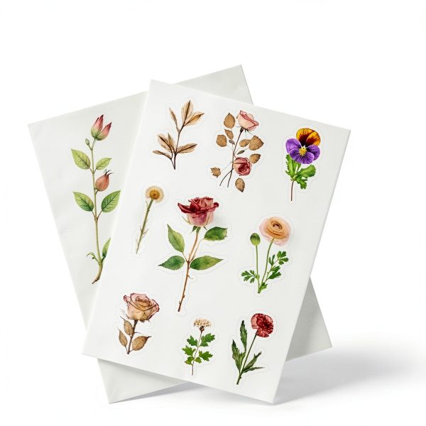 Pressed Flower Stickers slapaflife Journal-6