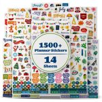 Shoparr Monthly Planner Stickers Premium Paper-0