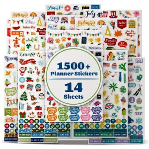 Shoparr Monthly Planner Stickers Premium Paper-0