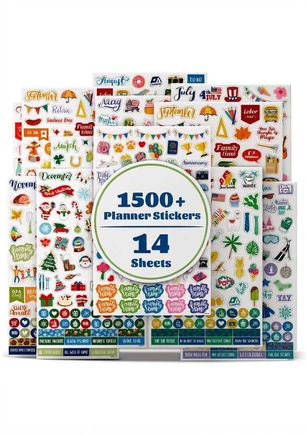 Shoparr Monthly Planner Stickers Premium Paper-0