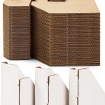 Zipcase 120 Pack Adjustable Cardboard Corner Protectors, Fit 1”,1.5” and 2.2” Frames, Corner Protectors for Shipping, Cardboard Packing Corner, Packaging Edge Protector, Cardboard Shipping Corners-0