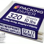 Purple Papers White Bulk Packing Paper | 320 sheets | 27" x 17" | 10 lb | Sheets for Moving - Newsprint Paper - Must Have in Your Moving Supplies | Newsprint Papers | Packaging Paper-0