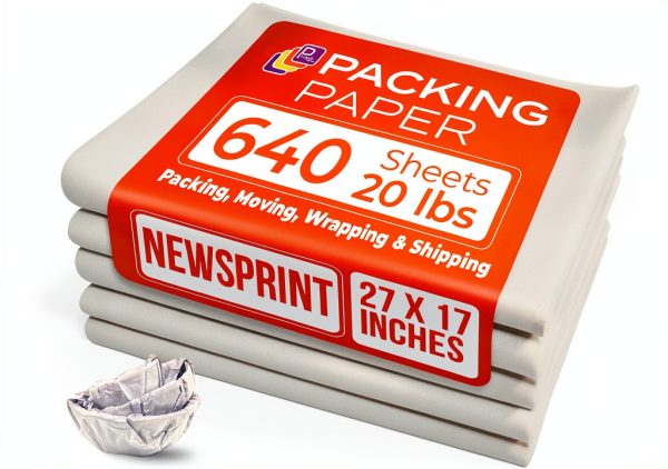 White Bulk Packing Paper Purple Papers 640 Twin Pack 27x17 in 20lb-0